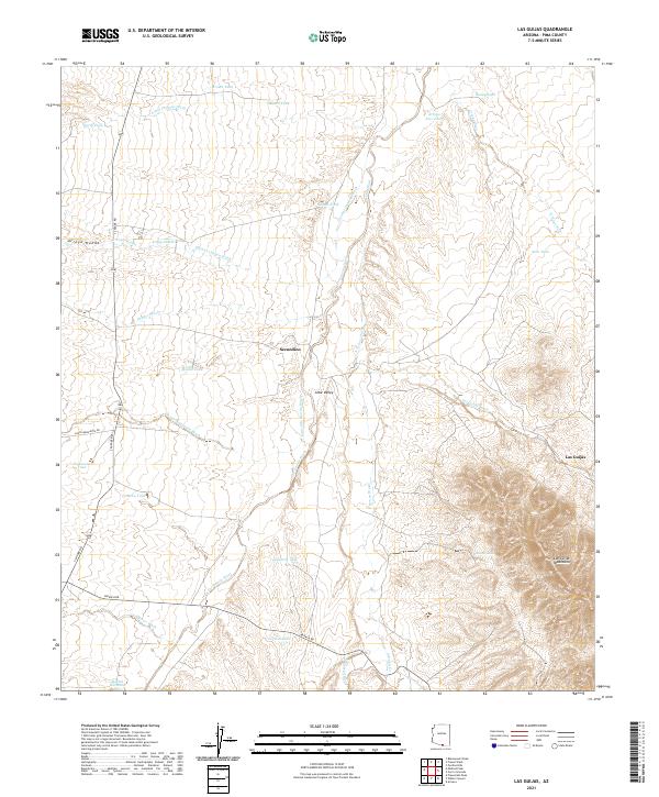 USGS Topographic Map – Las Guijas