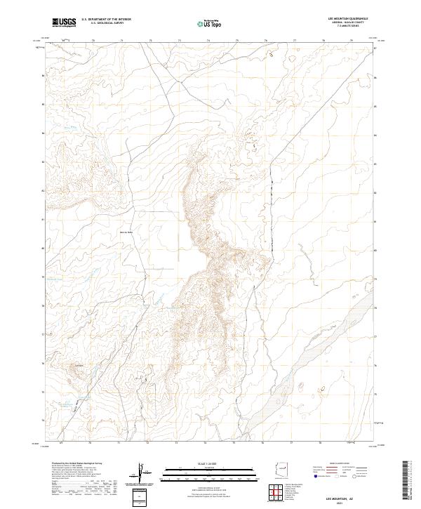 USGS Topographic Map – Lee Mountain