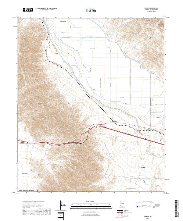 USGS Topographic Map – Ligurta