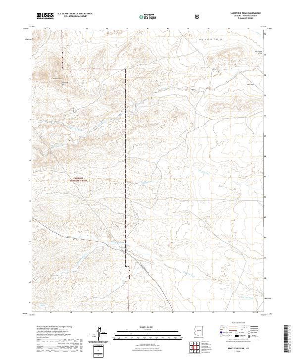 USGS Topographic Map – Limestone Peak