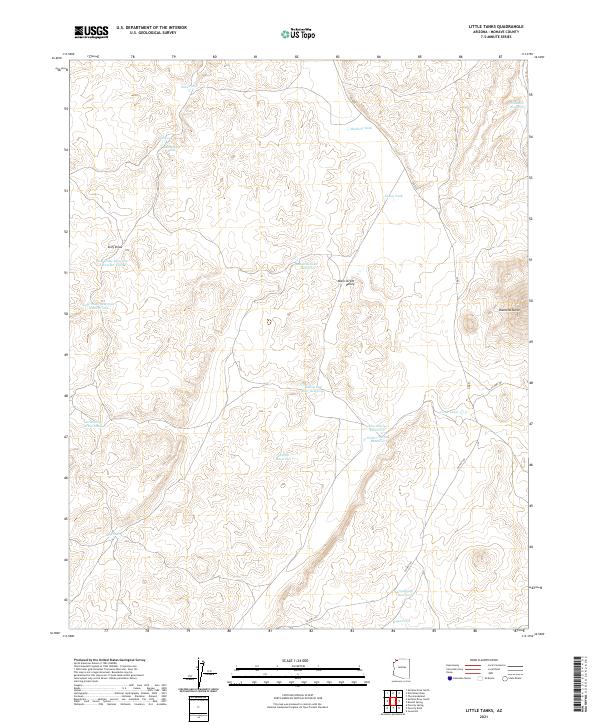 USGS Topographic Map – Little Tanks
