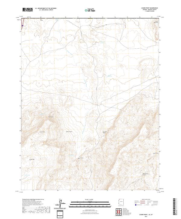 USGS Topographic Map – Lizard Point