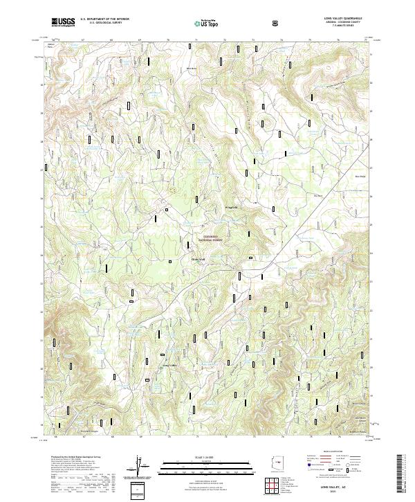 USGS Topographic Map – Long Valley