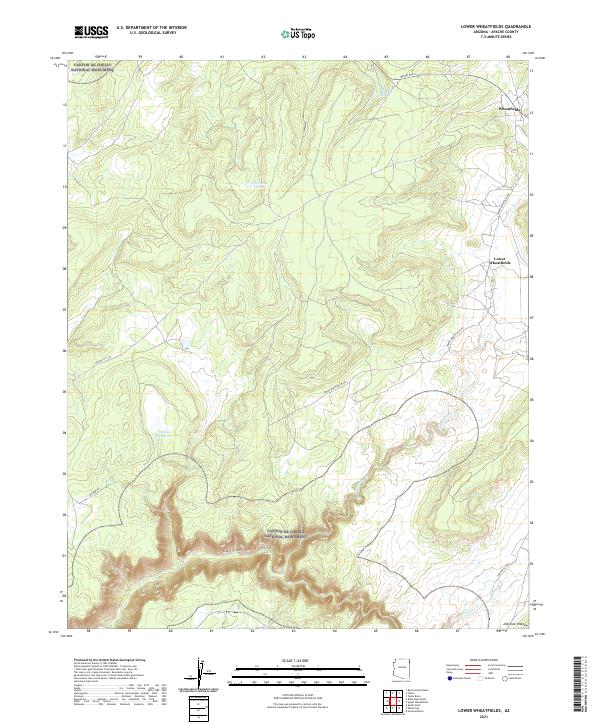 USGS Topographic Map – Lower Wheatfields