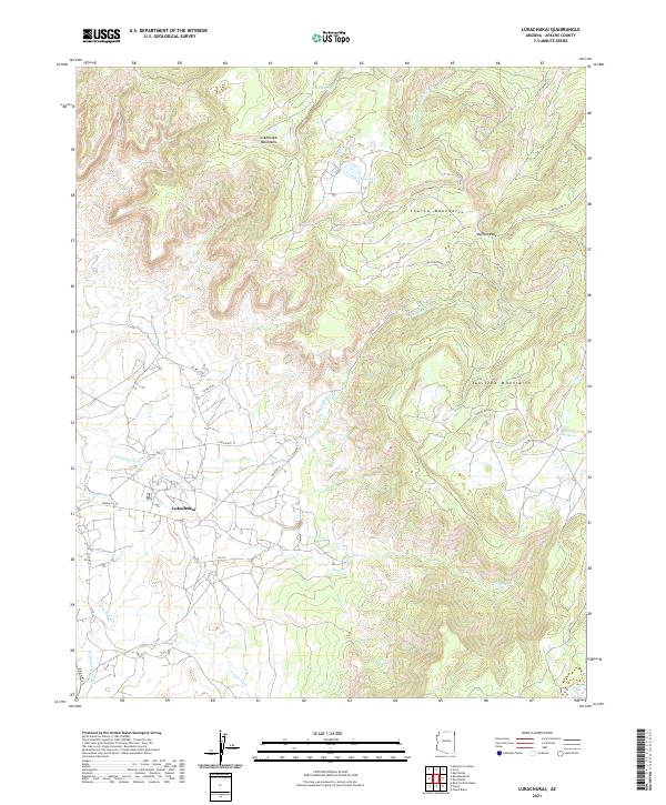 USGS Topographic Map – Lukachukai