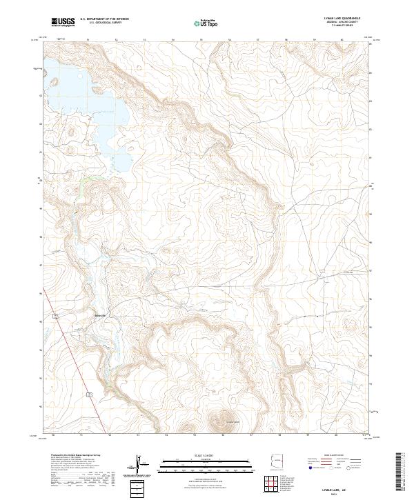 USGS Topographic Map – Lyman Lake