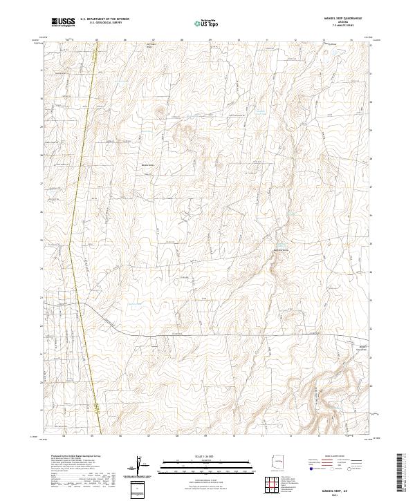 USGS Topographic Map – Manuel Seep