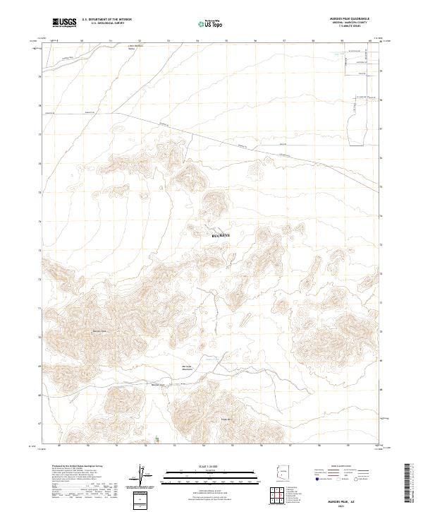 USGS Topographic Map – Margies Peak