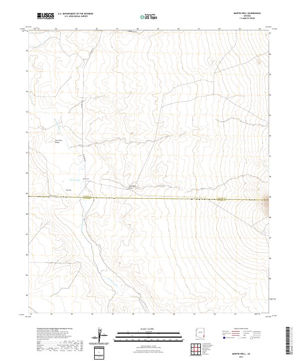 USGS Topographic Map – Martin Well