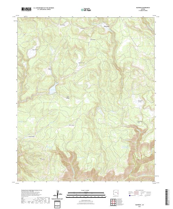 USGS Topographic Map – Maverick