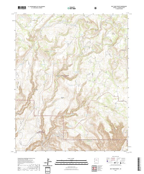 USGS Topographic Map – May Tank Pocket