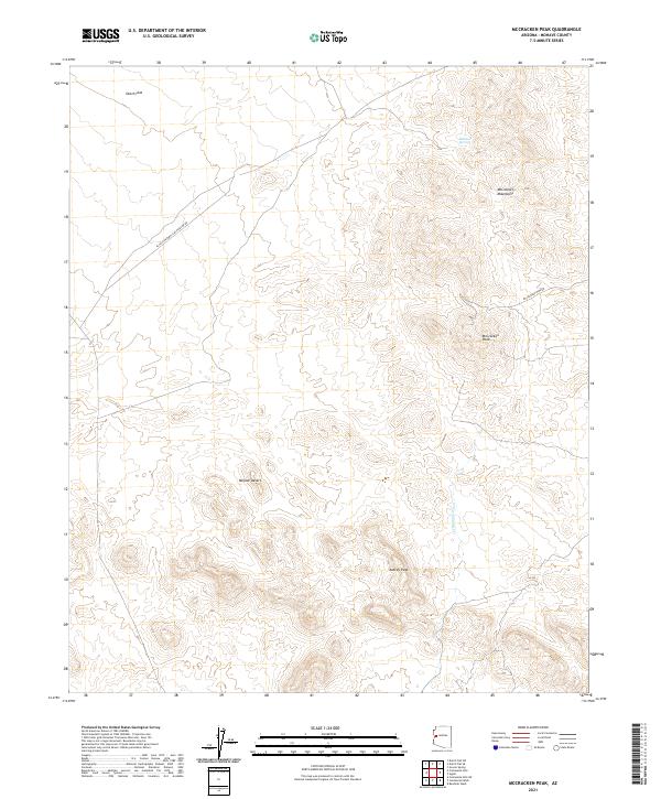 USGS Topographic Map – McCracken Peak