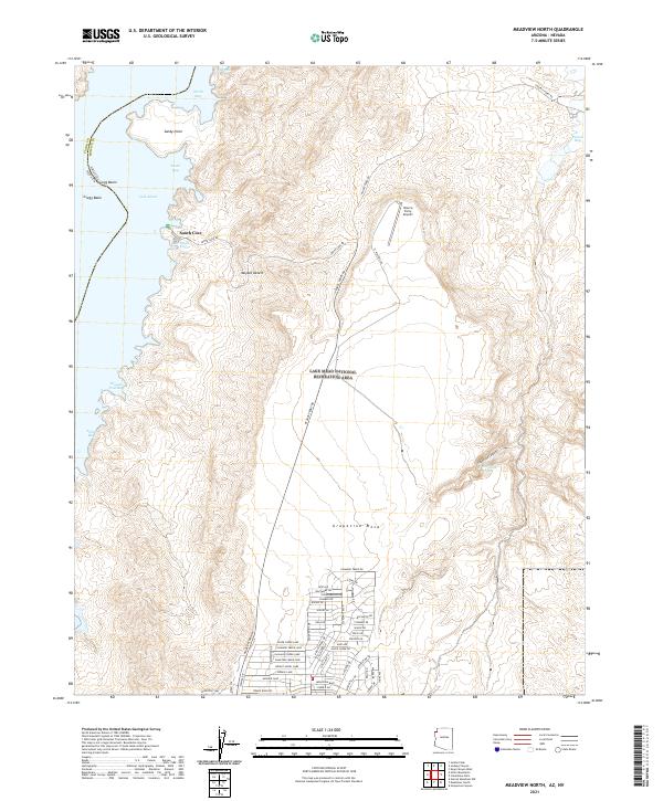 USGS Topographic Map – Meadview North