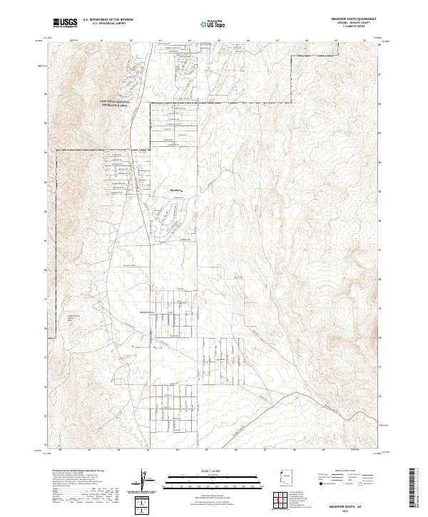 USGS Topographic Map – Meadview South