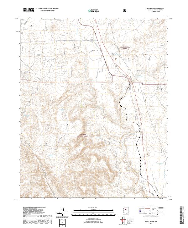 USGS Topographic Map – Meath Spring