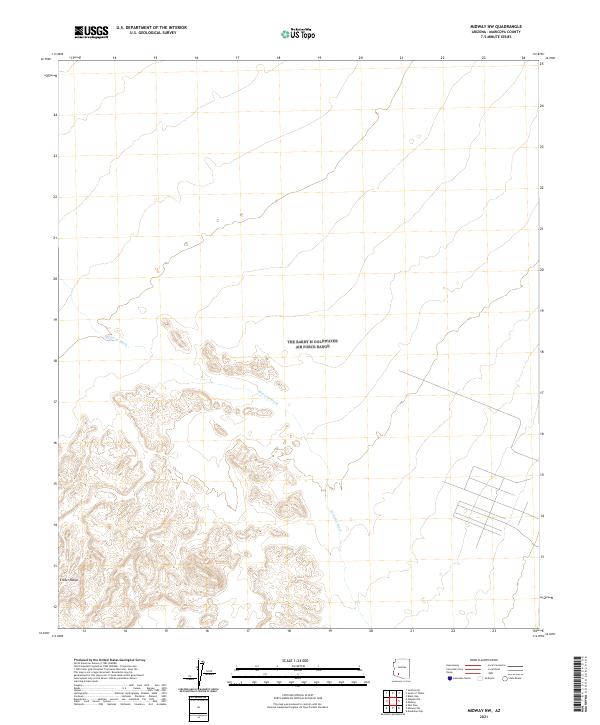 USGS Topographic Map – Midway NW