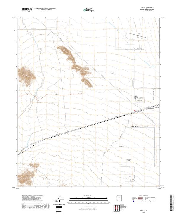 USGS Topographic Map – Mobile
