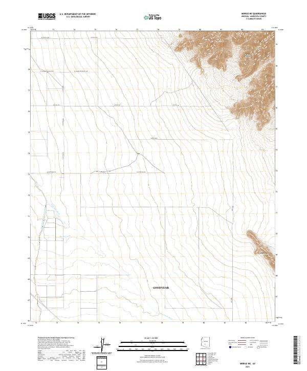 USGS Topographic Map – Mobile NE