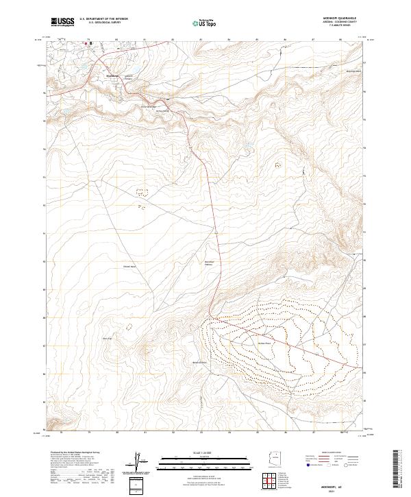USGS Topographic Map – Moenkopi