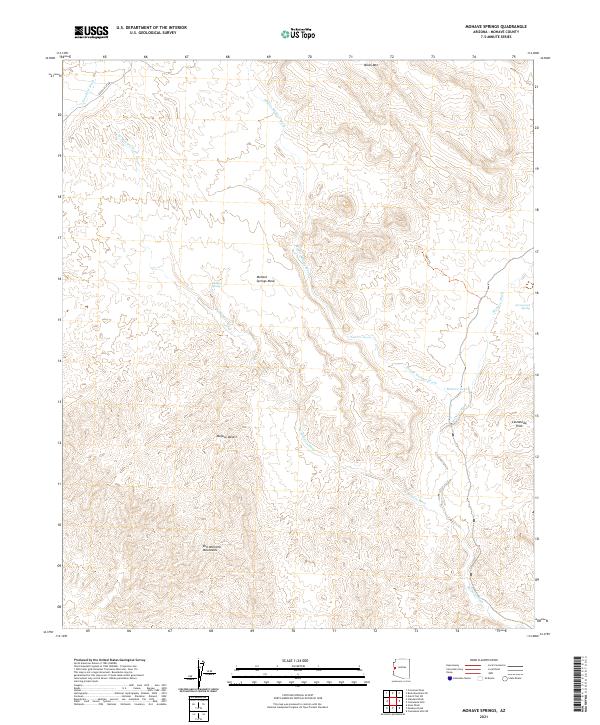 USGS Topographic Map – Mohave Springs
