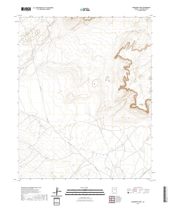 USGS Topographic Map – Monument Point