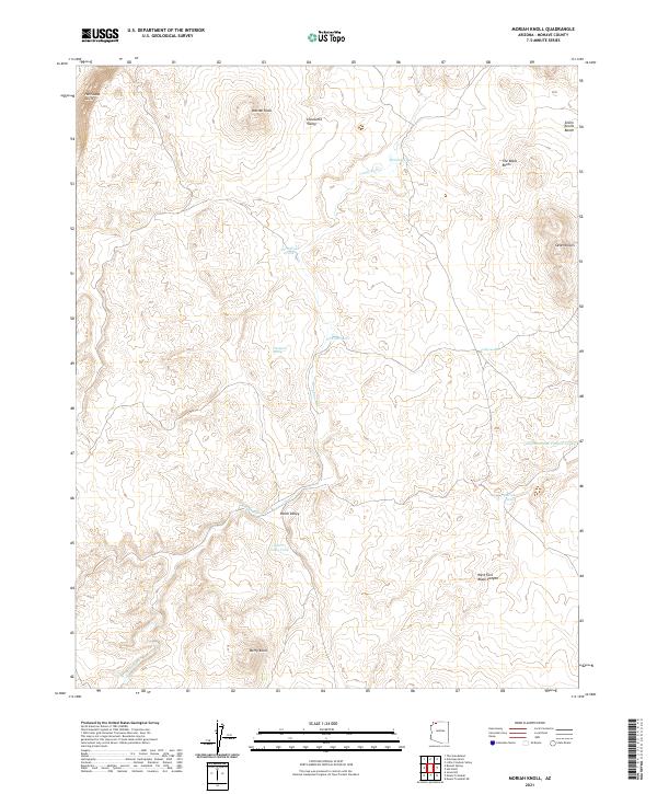 USGS Topographic Map – Moriah Knoll