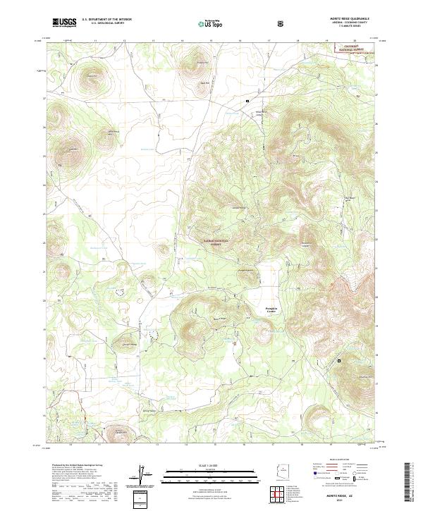 USGS Topographic Map – Moritz Ridge