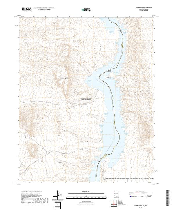 USGS Topographic Map – Mount Davis