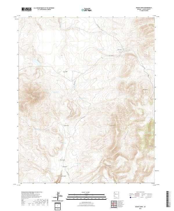 USGS Topographic Map – Mount Hope