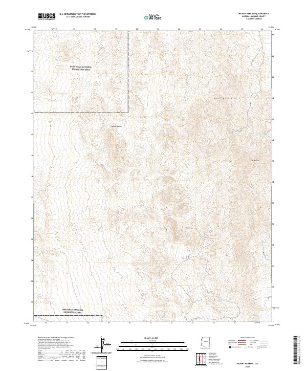 USGS Topographic Map – Mount Perkins
