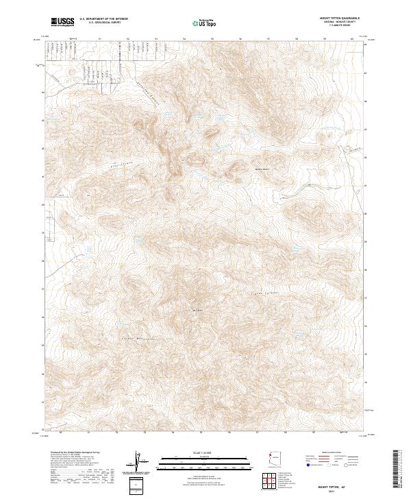 USGS Topographic Map – Mount Tipton