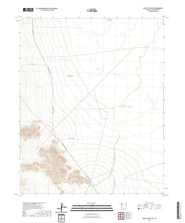 USGS Topographic Map – Mount Tipton SE