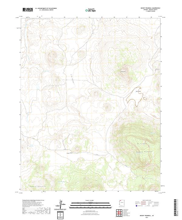 USGS Topographic Map – Mount Trumbull
