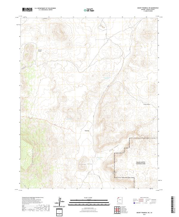USGS Topographic Map – Mount Trumbull NE
