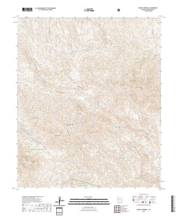 USGS Topographic Map – Mount Turnbull