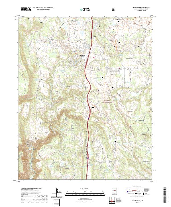 USGS Topographic Map – Mountainaire