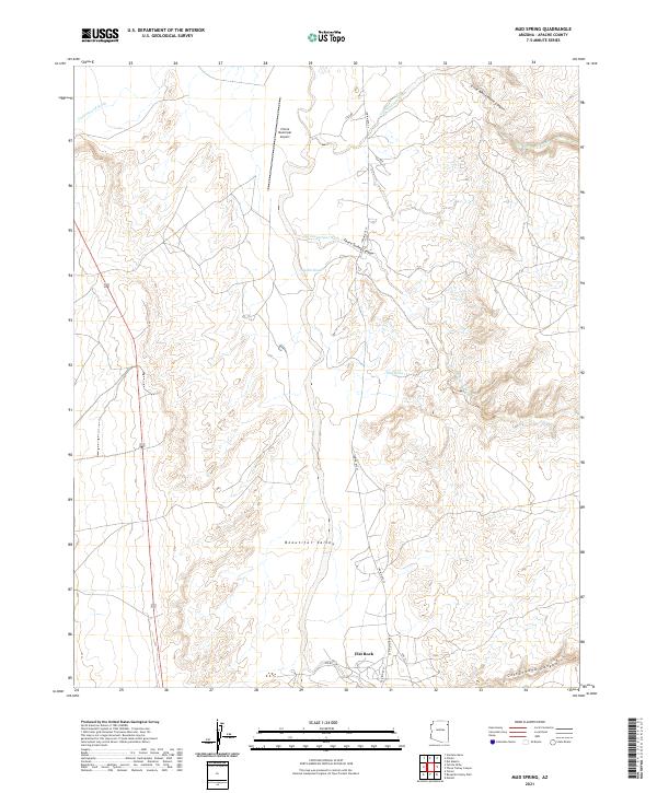 USGS Topographic Map – Mud Spring