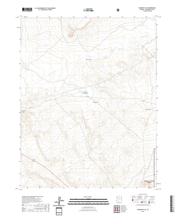 USGS Topographic Map – Muggins Flat