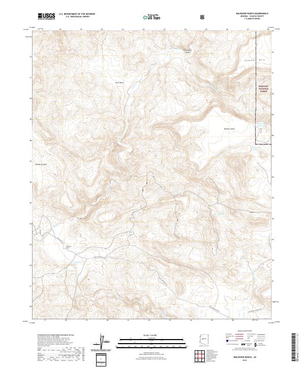 USGS Topographic Map – Muleshoe Ranch