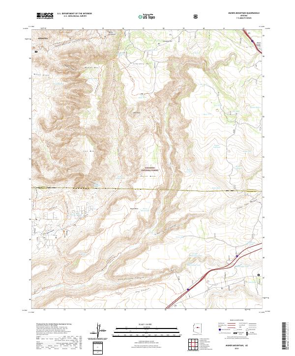 USGS Topographic Map – Munds Mountain