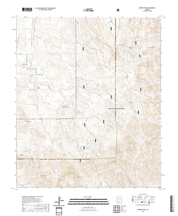 USGS Topographic Map – Murphy Peak