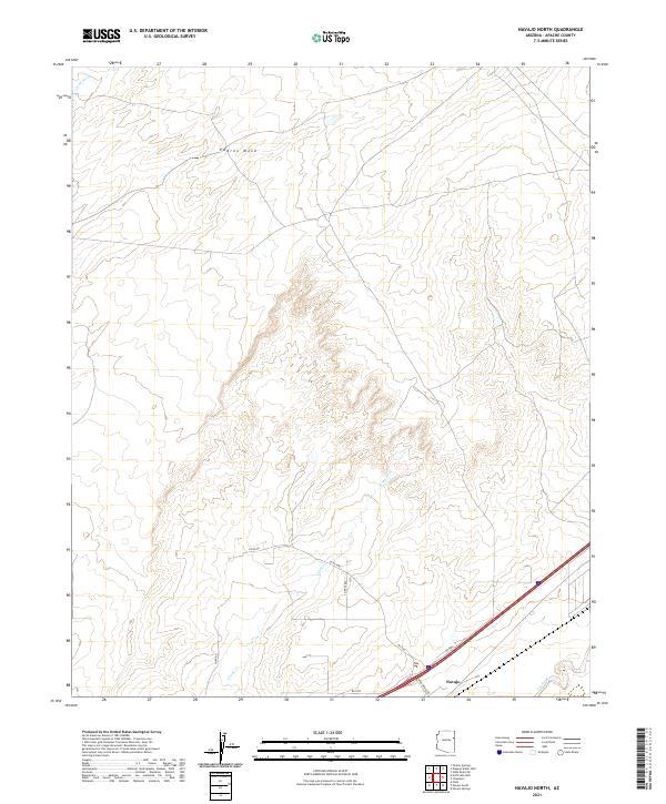 2021 Map of Navajo North, 2021 Print