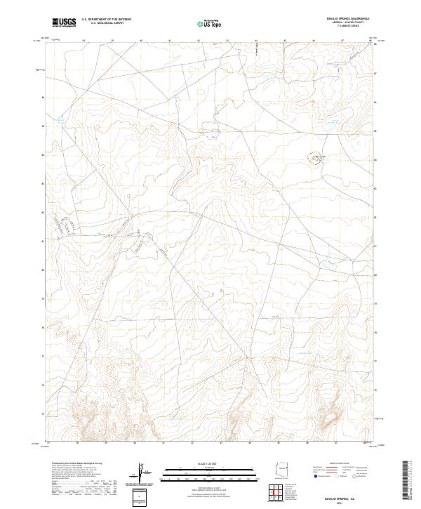 USGS Topographic Map – Navajo Springs