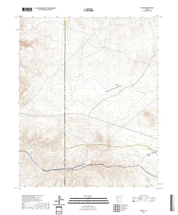 USGS Topographic Map – Nelson