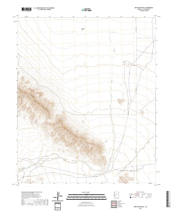 USGS Topographic Map – New Water Well