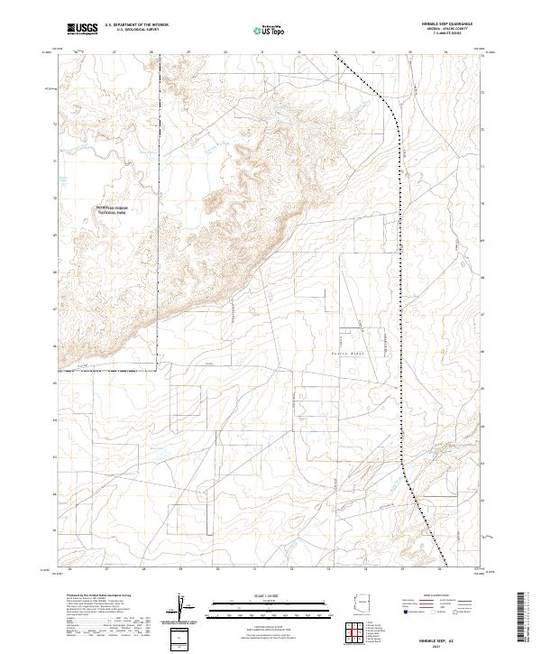 USGS Topographic Map – Ninemile Seep