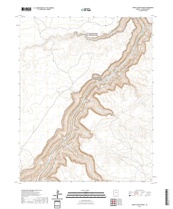 USGS Topographic Map – North Canyon Point