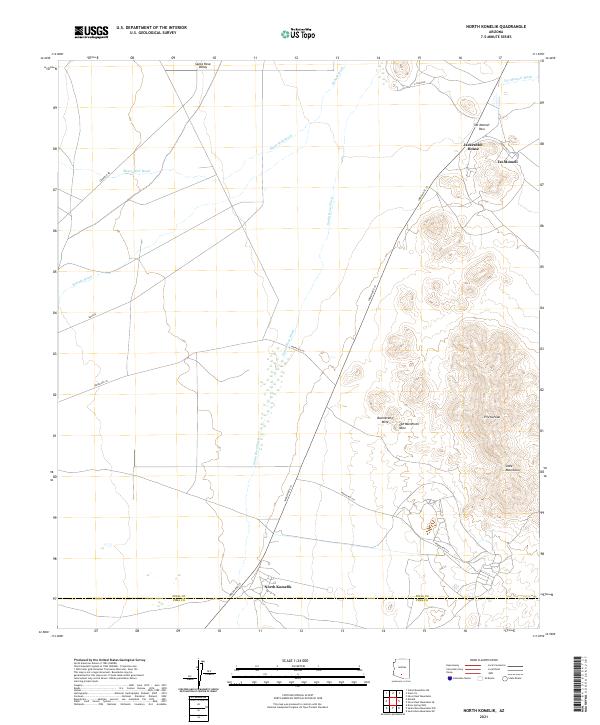USGS Topographic Map – North Komelik