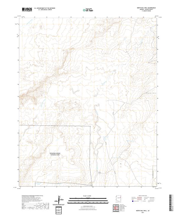 USGS Topographic Map – North Mill Well