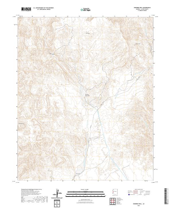 USGS Topographic Map – Osborne Well